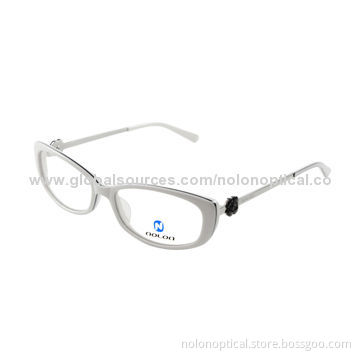 Designer Newest Acetate Optical Frame In White